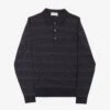 JOHN SMEDLEY LS Striped Polo