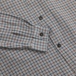 Cotton Cashmere Check Shirt -Edwin || Norse Projects || WAREHOUSE Sales MKT 0123 17 AWL 093