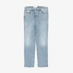Cotton-Blend Tapered-Leg Denim