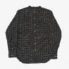 Grandad Collar Check Shirt