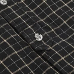 Grandad Collar Check Shirt -Edwin || Norse Projects || WAREHOUSE Sales MKT 1123 03 LC 83